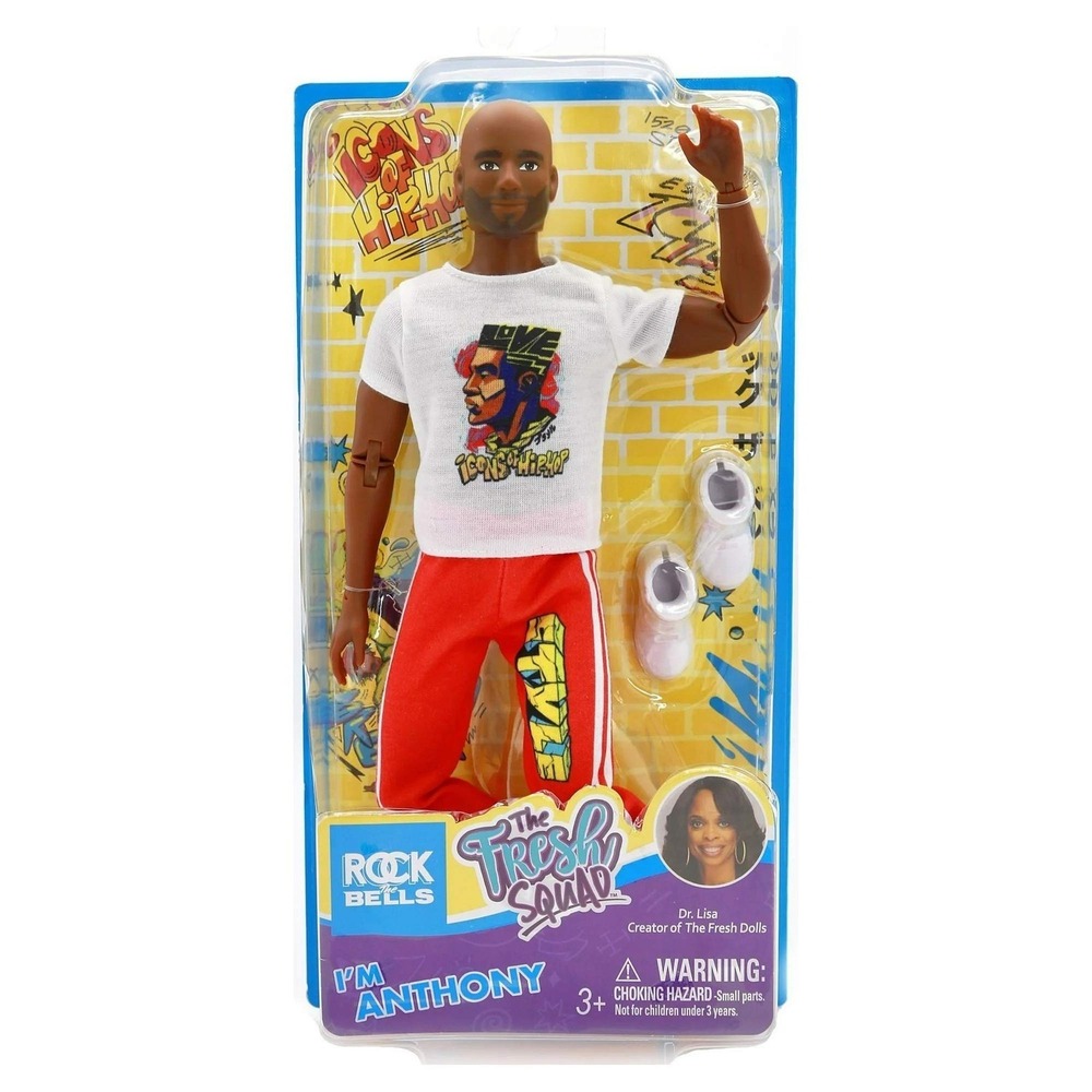 The‎ Fresh Squad Anthony Doll Rock The Bells Hip Hop Kids 12in Red White NEW NIB